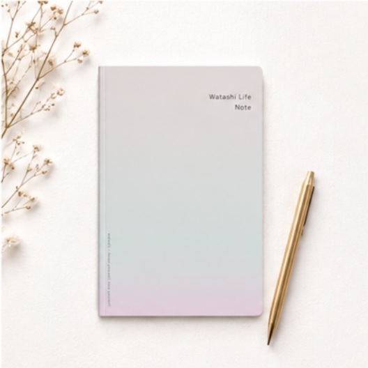 Watashi Life Noteの表紙とペン